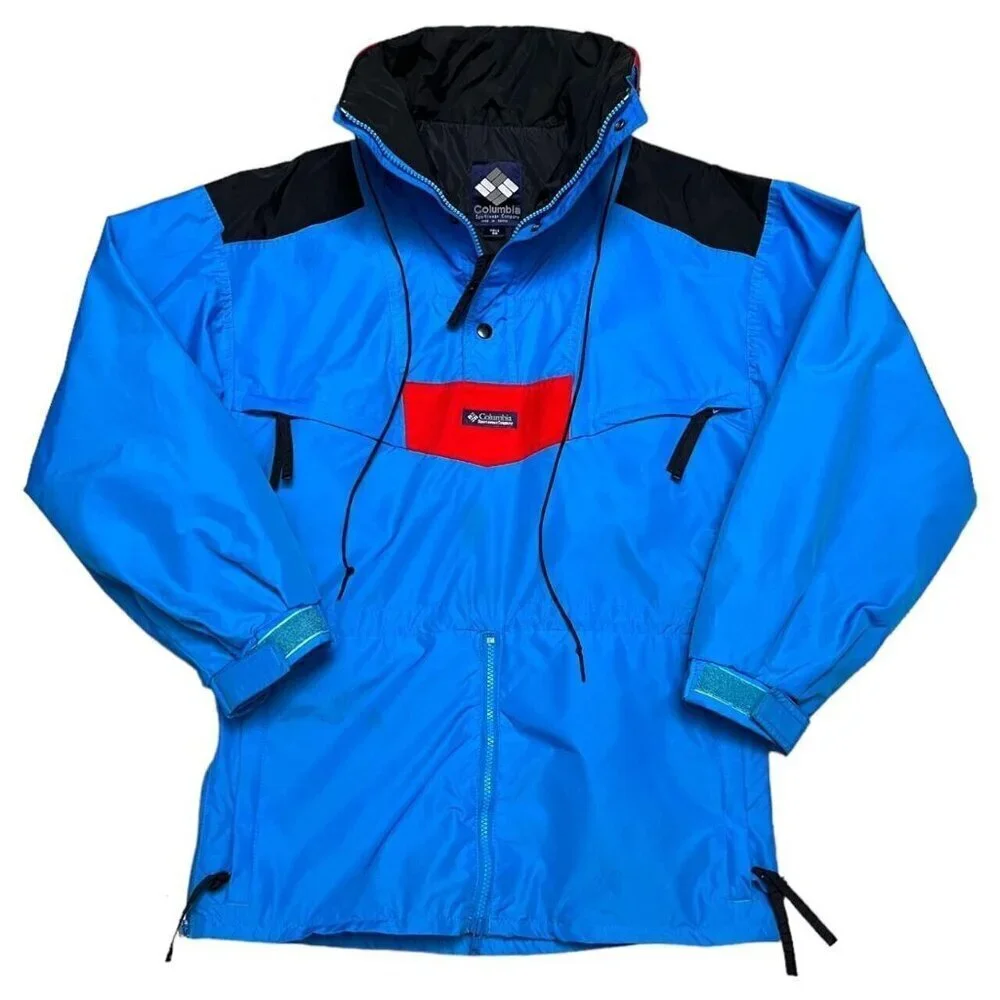 Columbia VINTAGE RETRO 90s Waterproof Windbreaker Rain Ski Snow Jacket - XS